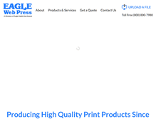 Tablet Screenshot of eaglewebpress.com